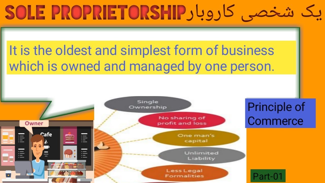 Sole Proprietorship Kya Hota hai یک شخصی کاروبار کیا ہوتا ہے/Forms of