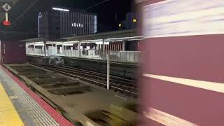 ＪＲ貨物ＥＦ２１０型電気機関車牽引コンテナ列車姫路駅通過シーン