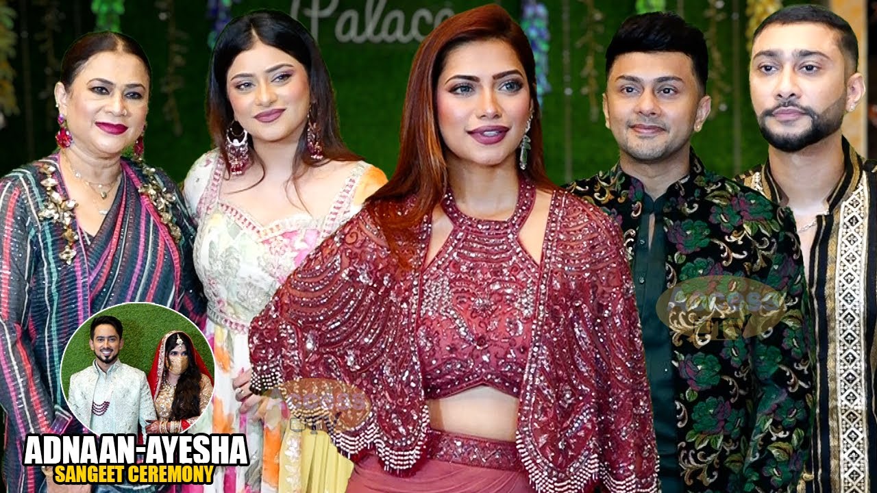 Darbar Family At Adnaan Shaikh-Ayesha Sangeet Ceremony | Anam Darbar,Nagma Mirajkar,Awez Darbar,Zaid