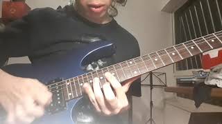 Haken - Falling Back to Earth guitar solo cover by Marino Oliveira