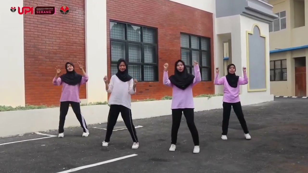Senam Irama kreasi "Sehat dan Bahagia" oleh Mahasiswa UPI Kampus Serang. PGPAUD B 2025