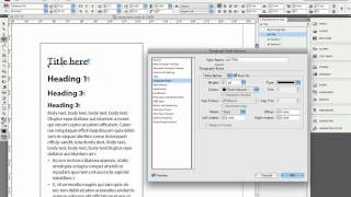 InDesign CS4 - Paragraph Rules trick