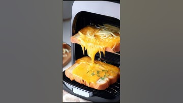 Cheesy Egg Toast Air Fryer - Air Fryer Egg Toast Recipe | How To Make Egg Toast In Air Fryer #shorts