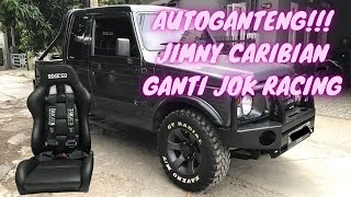 PASANG JOK RACING SPARCO JIMNY CARIBIAN INTERIOR NYA GANTENG BANGET !! | VLOG JIMNY