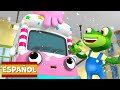 Gecko congelado | Garaje de Gecko | Carros para niños | Vídeos educativos