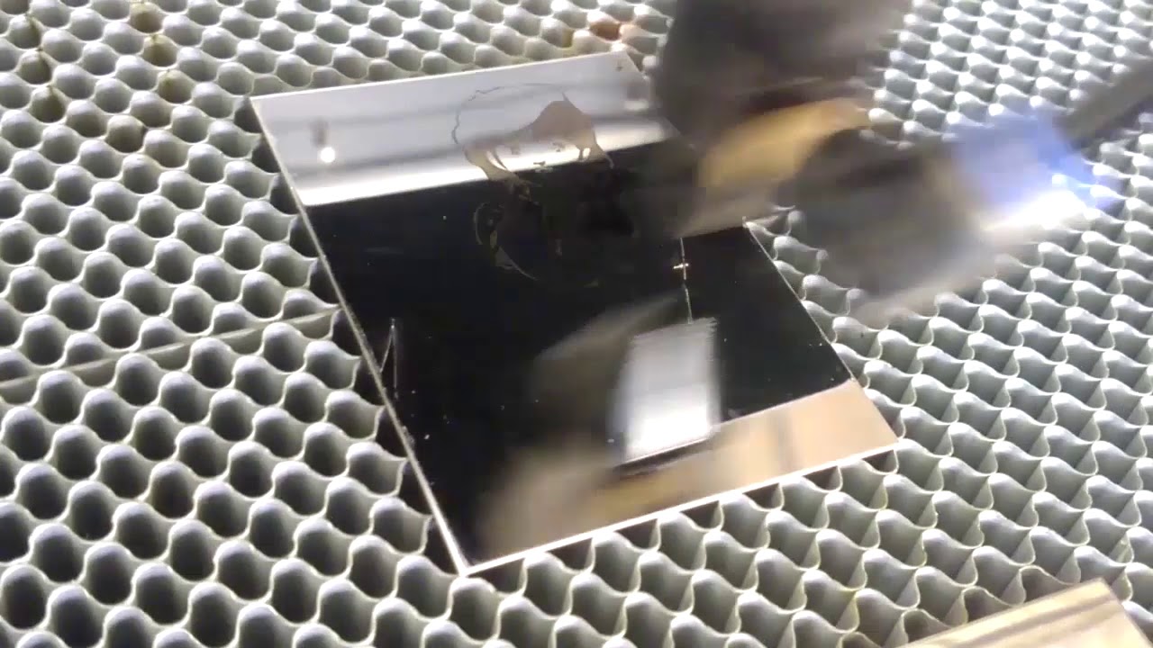 co2 laser machine engrave on stainless steel YouTube