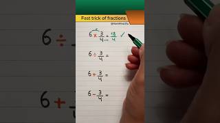 Fast Fraction Trick You Need to Know! #shorts #mathstricks #learnmath #education #maths #mathmind
