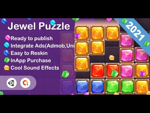 Jewel Puzzle(Unity Game+Admob+iOS+Android)