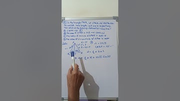 JEE Adv 2018 Math MCQ on trigonometry #SidesAndAnglesOfGivenTriangle . Evaluation of #InRadius