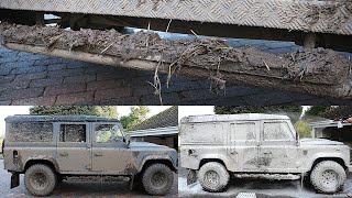 Embalmed in Thick MUD | Land Rover Defender Kingsmen | Extreme Dirt Detailing