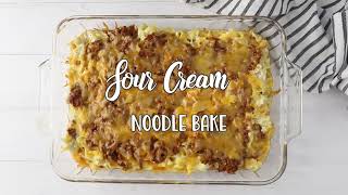 How to make: Sour Cream Noodle Bake