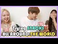 KOREANS try snacks ALL AROUND THE WORLD
