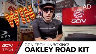 Unboxing The Oakley Aro 3 Helmet, Flight Jacket Eyewear And Jawbreaker Cycling Kit