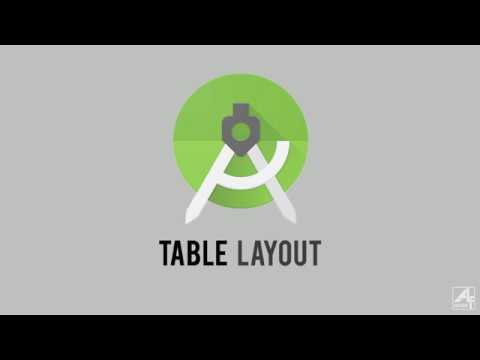 Table Layout di Android Studio