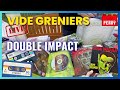 183  vide grenier live  vinyles cassettes cds et jeux vido pour ce double impact 