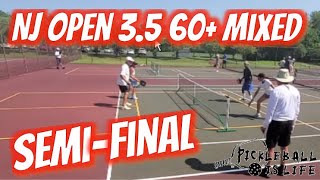 NJ Open APP Tour 3.5 60+ Mixed Semi-Finals - Nick & Shelley Puschak v  Marci Ruediger & Hugh Pinder