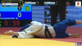 Judo 2016 Grand Prix Dusseldorf: Lien (TPE) - Leung (HKG) [-57kg]