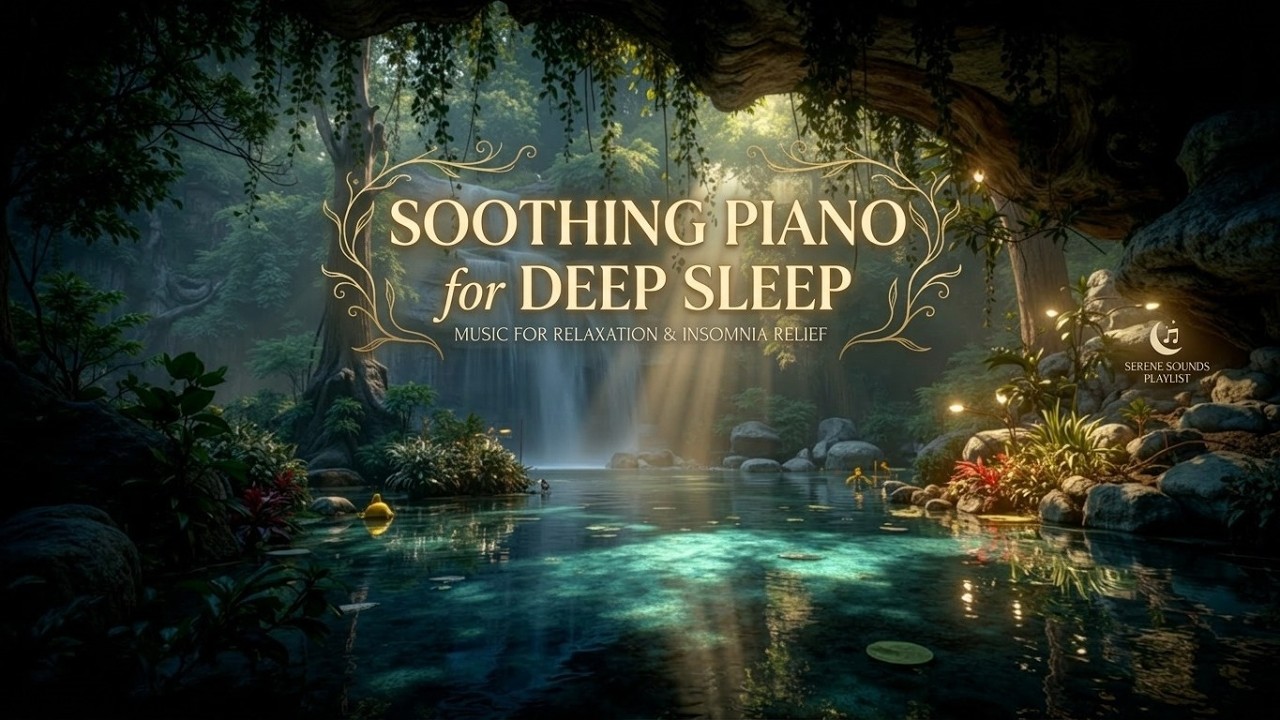 Soothing Piano Sleep Music - Relaxing Piano Nature Sounds - Peaceful ...