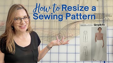 How to Resize and Preserve a Sewing Pattern - S9235