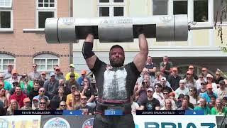 Beast Mode Unleashed: Log Lift for Reps at SCL Holland 2024| Strongman Champions League