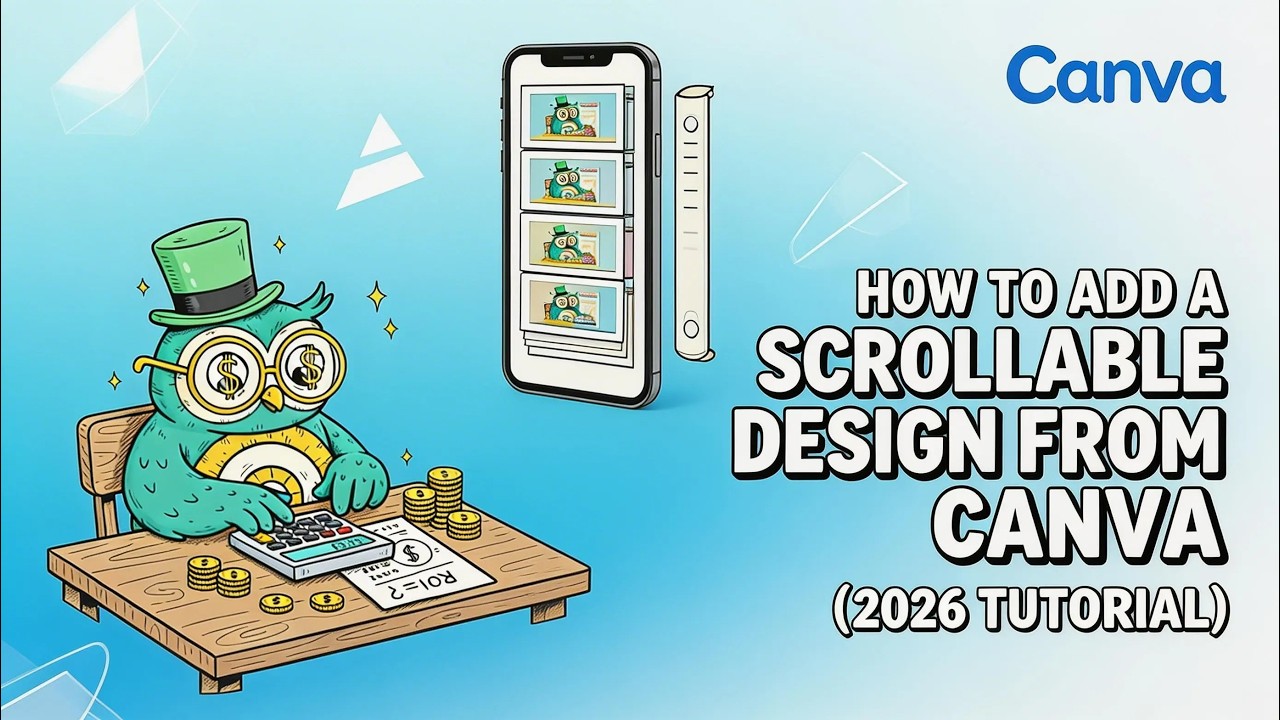 How to Add a Scrollable Design from Canva (2026) - YouTube