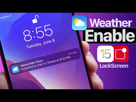 How to Enable Lock Screen Live Weather Notifications in iOS 15