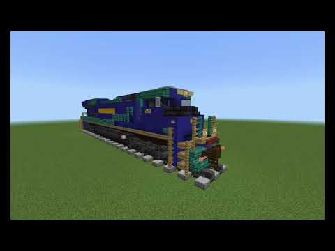 Minecraft Tutorial - NS 8103 Norfolk and Western Heritage Unit ES44AC How to Build