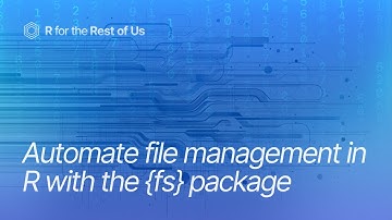Automate file management in R with the {fs} package