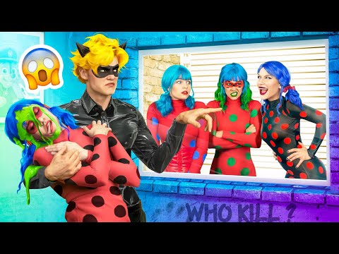 Qui a assassiné le super-héros ? Ladybug Vs Pomni Vs Harley Quinn