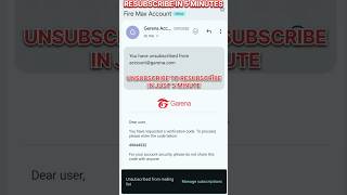 How To Recover Free Fire I'd | unsubscribe Garena Gmail | Free Fire Recovery Email Otp problem