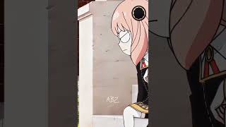 Anya Sitting Like Madara Uchiha