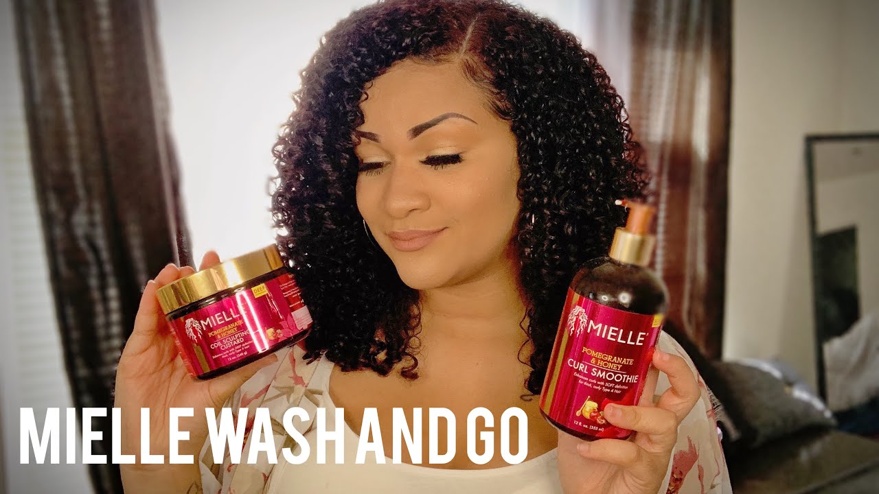 Mielle Curl Smoothie and Curl Custard Wash and Go! - YouTube