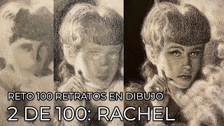 Reto 100 Retratos en Dibujo. 2 de 100: Rachel