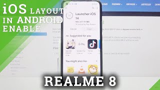 How to Download Apply iOS Launcher on REALME 8 – iOS Interface screenshot 2