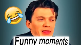 Tom Holland || Funny Moments