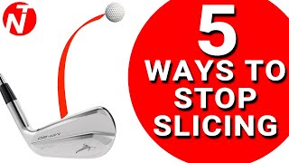 5 WAYS TO STOP SLICING | Golf Tips | Lesson 142 screenshot 5