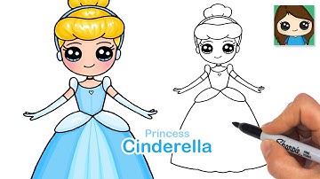 How to Draw Cinderella ✨  Disney Princess (New)