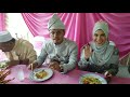 تتمة تقاليد العرس الماليزي/ العرس عند عائلة العروس/كيف استقبلت العروس عريسها😍