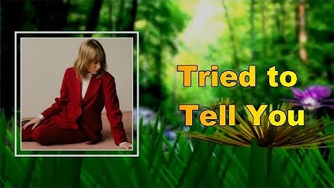 The Weather Station - Tried to Tell You  (Lyrics)