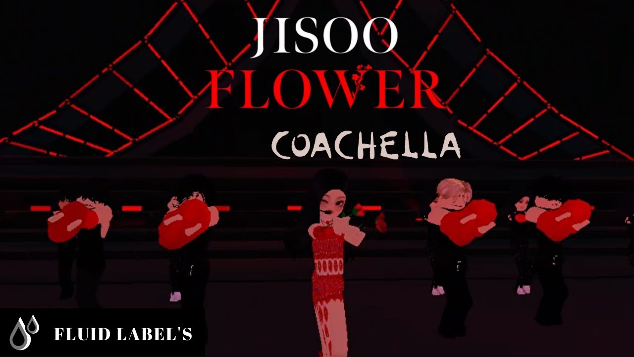 JISOO - ‘꽃(FLOWER)’ BLACKPINK Coachella 2023 Roblox DANCE PERFORMANCE ...