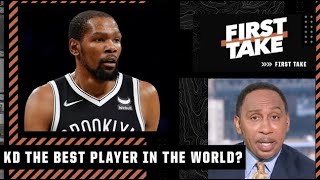 Stephen A. won’t call Kevin Durant the best player in the world if the Nets lose series vs. Celtics