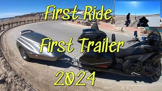 #97 First Ride Of 2024 #goldwing1800 #motorcycle #newfoundland #Hannigan #Hannigangltrailer