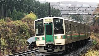 JR奥羽本線(山形線) 434M 福島行き 719系5000番台(仙カタY-12編成)