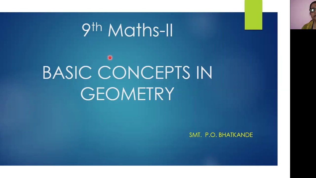 9th Maths-ll: Basic Concepts in Geometry - YouTube