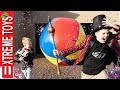 Ethan's Funhouse! Sneak Confetti Cannons and Crazy Nerf Robots!