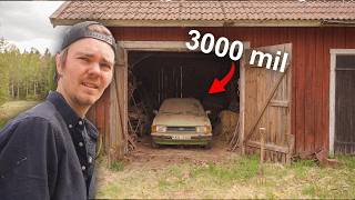 VI KÖPTE EN BIL SOM STÅTT I EN LADA I 35 ÅR FÖR ATT STARTA OCH KÖRA HEM DEN