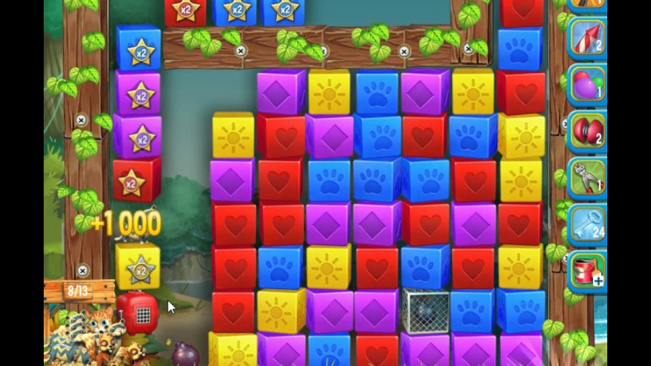 Pet Rescue Saga, Pet Island, 17th March 2017, level 8 😈 ►TOBIAS DEAMON◄