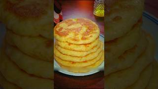 Soft & Fluffy Egg Bread Recipe | No Knead No Rolling Easy Breakfast #shorts #shortsfeed #viral #food