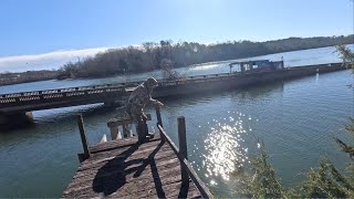 Bank Fishing for Winter Crappie (Live Minnows Get Bit!)