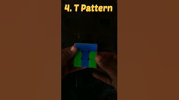 Four T Pattern on 3×3×3 Cube #shorts #viral